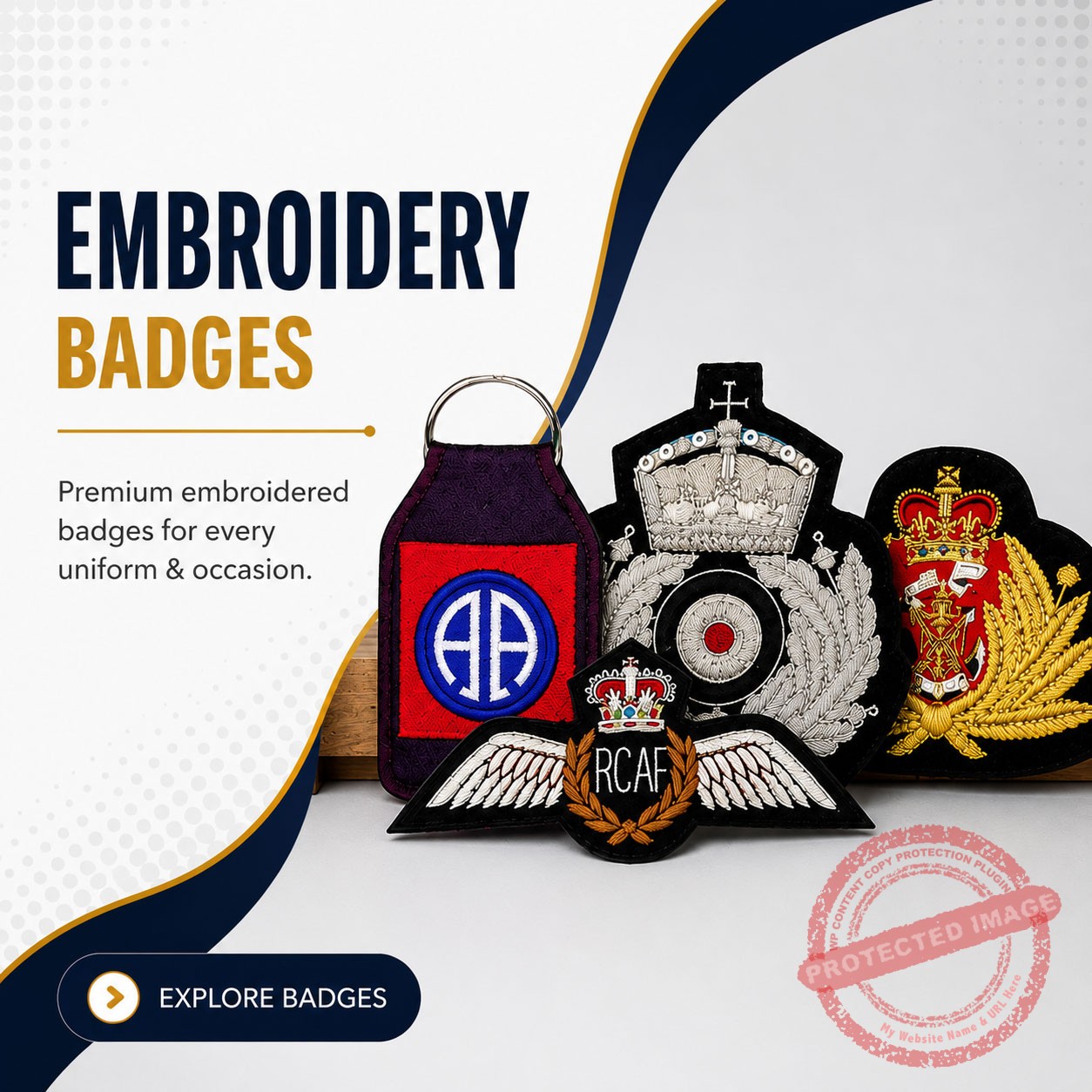 Embroidery Badges